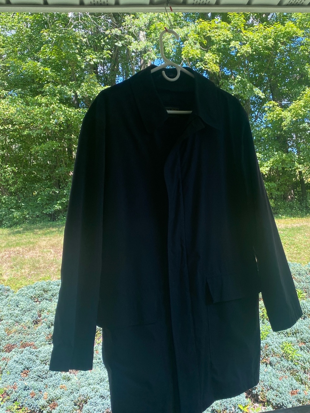 Ralph Lauren Black Trench Coat - Classic Men's Overcoat